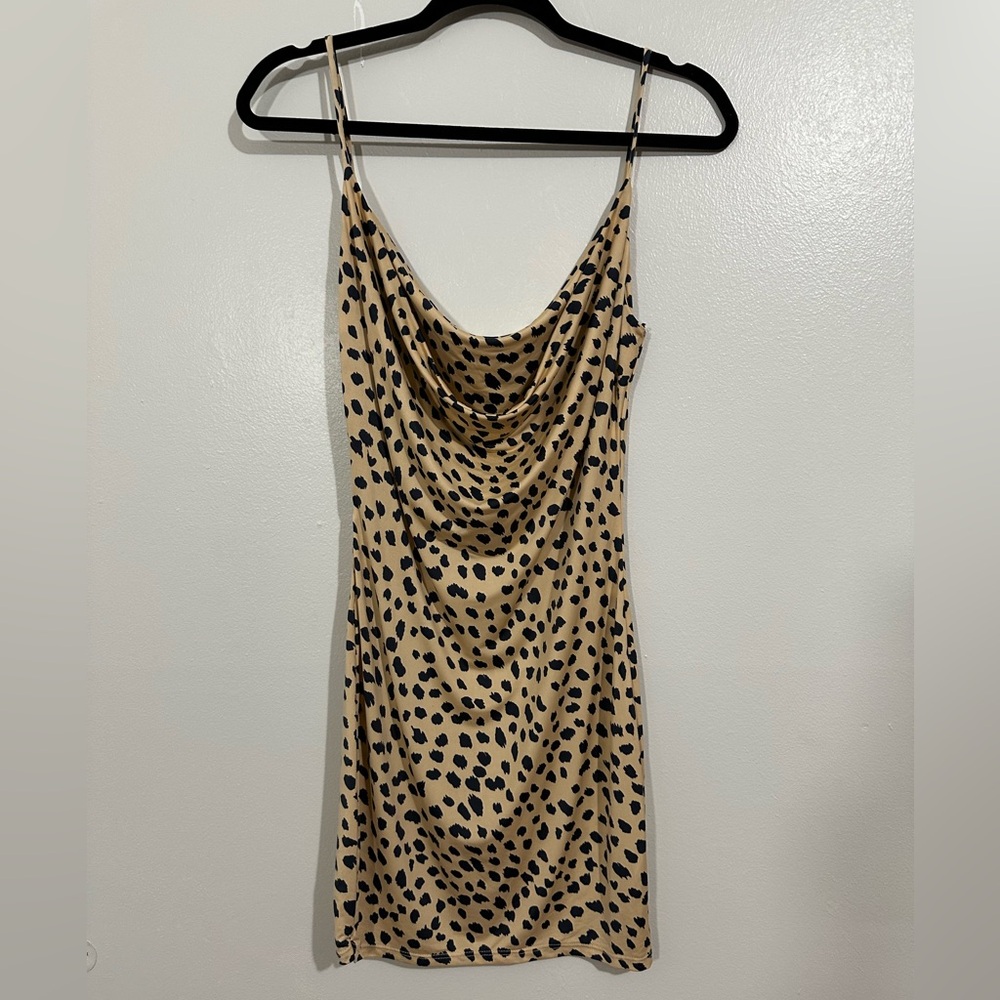 Forever 21 Leopard Print Mini Dress - Size Small